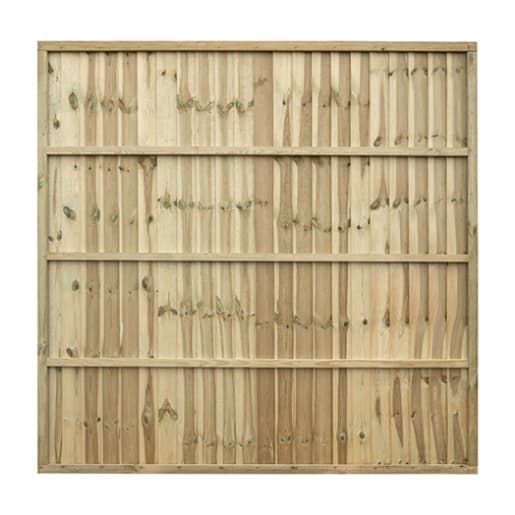 Superior Closeboard 6ft x 6ft Pressure Treated Green