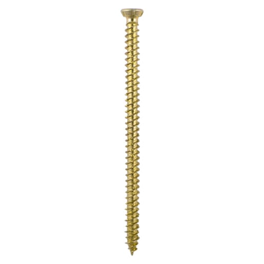 TIMCO Multi Fix Concrete Screws 40 x 7.5mm Zinc / Yellow