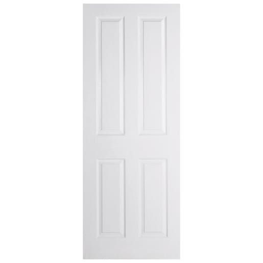 LPD Doors Textured 4P Primed White Internal Fire Door 762 x 1981mm