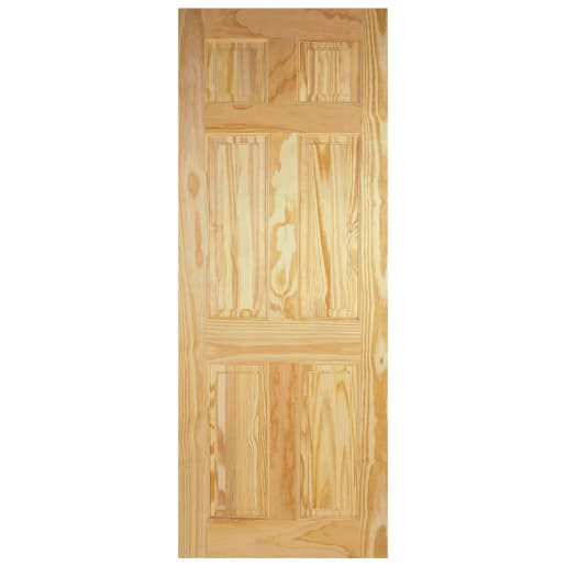 LPD Doors Internal 6P Clear Pine Door 610 x 1981mm