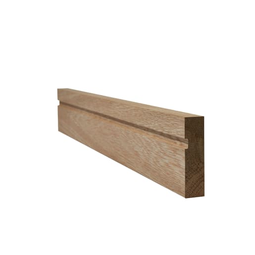 LPD Internal Single Groove Unfinished Oak Architrave 2200 x 70mm x 18mm