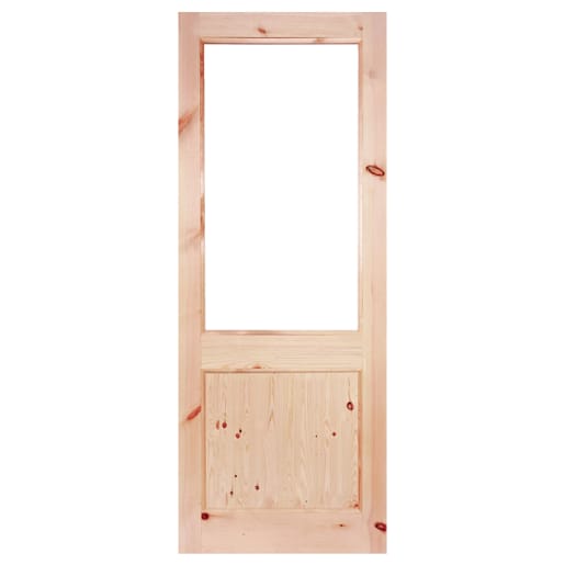 LPD Doors External 2XG 1P Unglazed Redwood Door 762 x 1981mm