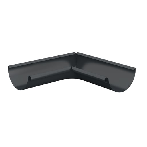 Lindab Internal 90° Gutter Angle RVI 125mm Anthracite Grey