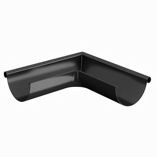 Lindab External 90° Gutter Angle RVY 125mm Anthracite Grey