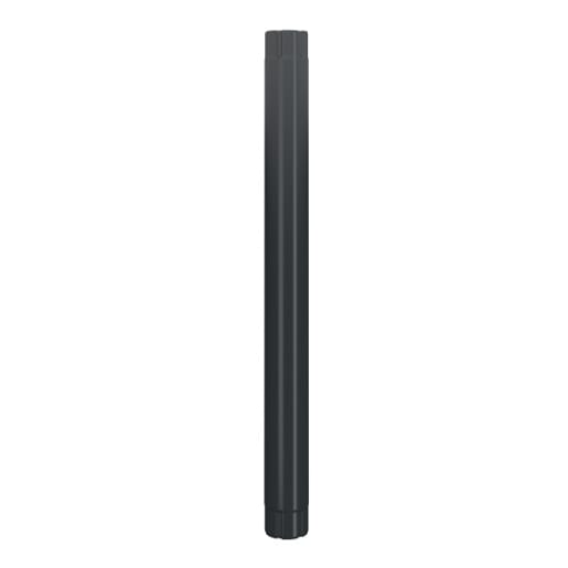 Lindab Intermediate Pipe 1m MST 87mm Anthracite Grey