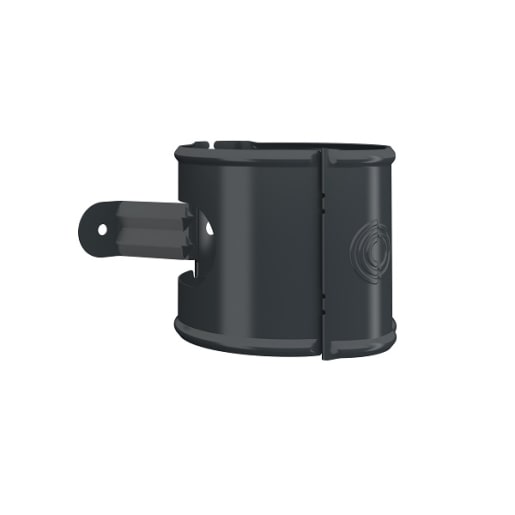 Lindab Universal Pipe Bracket SSVU 87mm Anthracite Grey