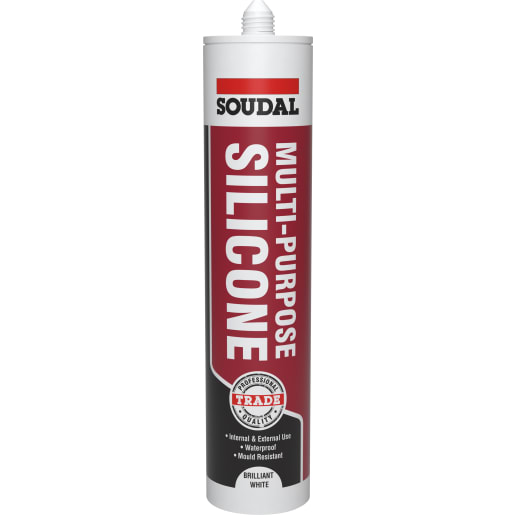 Soudal Multi Purpose Silicone 270ml Brilliant White