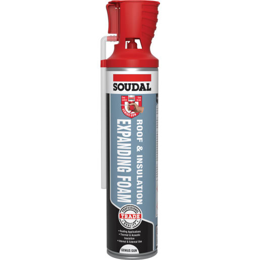 Soudal Roof & Insulation Expanding Foam - Genius Gun 600ml