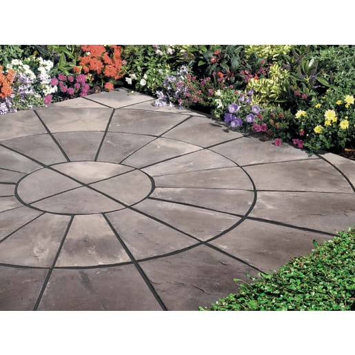 Bradstone Old Riven Eco Patio Pack Autumn Silver 9.9m²