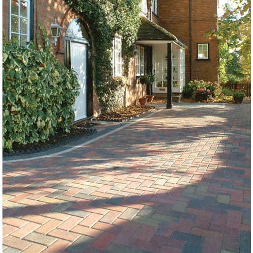 Bradstone Driveway Block Paving 200 x 100 x 50mm Autumn