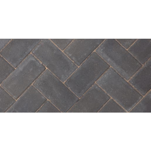 Bradstone Driveway Block Paving 200 x 100 x 50mm Charcoal