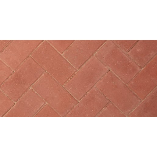 Bradstone Driveway Block Paving 200 x 100 x 50mm Red