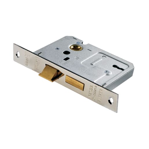 Eurospec Economy Easi-T 3 Lever Sashlock 76mm Satin Nickel Plated