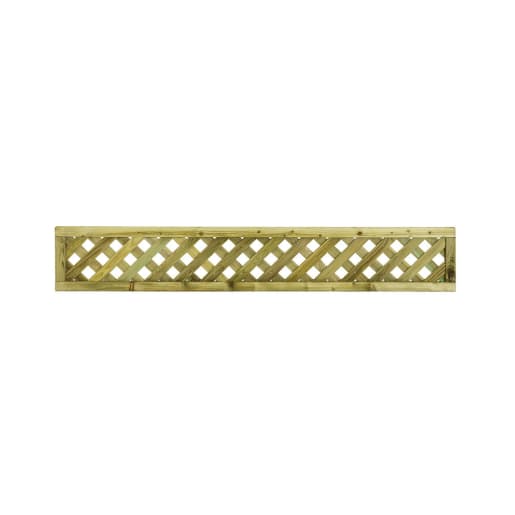 Grange Elite Square Top 1' Lattice Trellis 6ft x 1ft (1.8m x 0.30m)