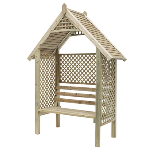 Grange Valencia Arbour 5'7ft x 7'7ft (1.7m x 2.35m)