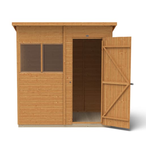 Forest Shiplap Dip Treated Pent Shed 6 x 4ft 