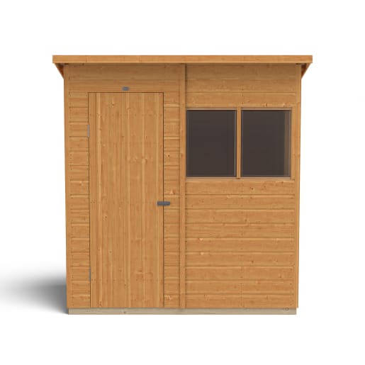 Forest Shiplap Dip Treated Pent Shed 6 x 4ft