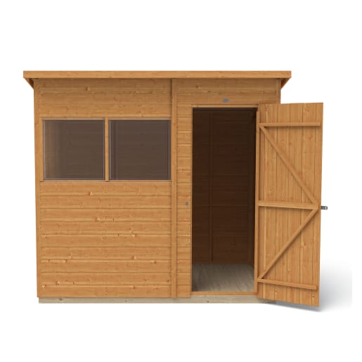 Forest Shiplap Dip Treated Pent Shed 7 x 5ft