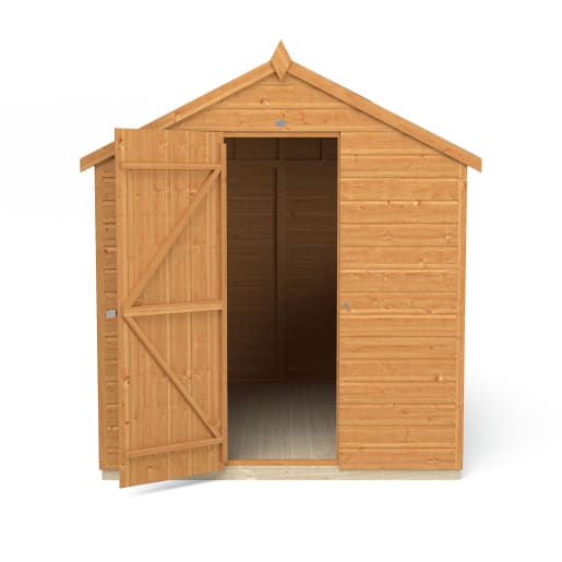 Forest Shiplap Dip Treated Apex Shed 8 x 6ft