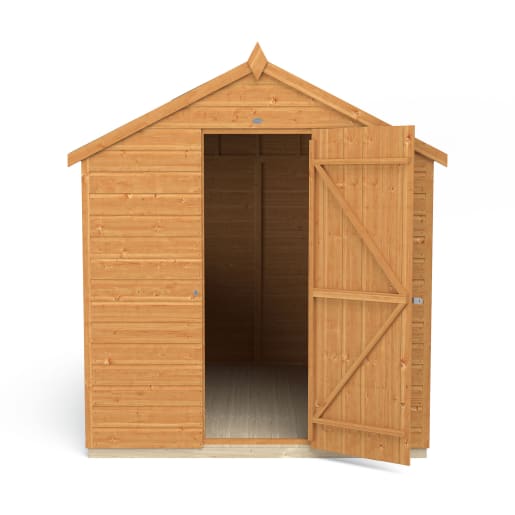 Forest Shiplap Dip Treated Apex Shed 8 x 6ft