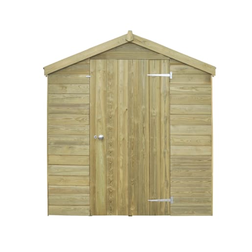 Forest Tongue & Groove Pressure Treated Apex Shed 8 x 6ft