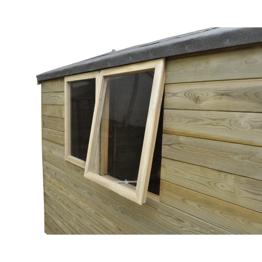 Forest Tongue & Groove Pressure Treated Apex Shed 8 x 6ft