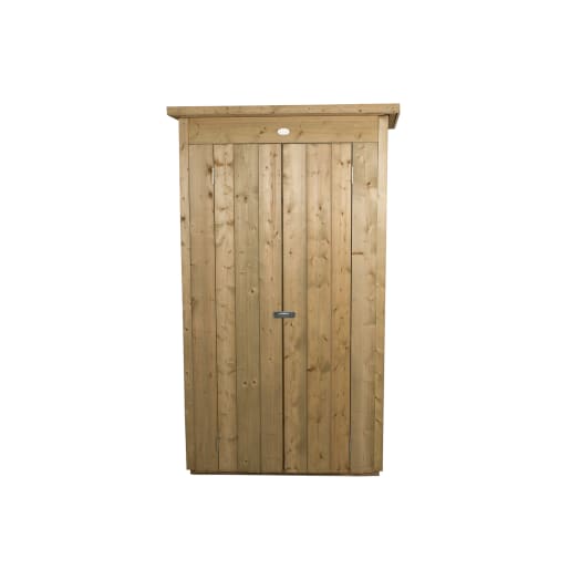 Forest Shiplap Pent Pressure Treated Tall Garden Store 1780 x 1080 x 550mm