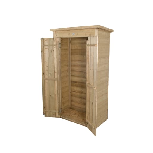 Forest Shiplap Pent Pressure Treated Tall Garden Store 1780 x 1080 x 550mm