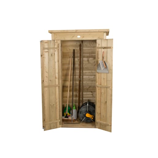 Forest Shiplap Pent Pressure Treated Tall Garden Store 1780 x 1080 x 550mm