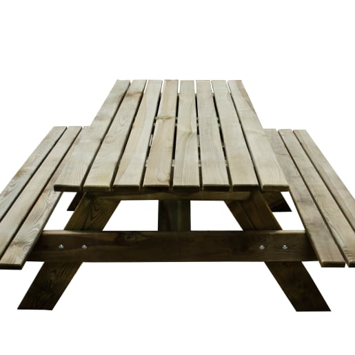 Forest Small Rectangular Picnic Table 700 x 1500 x 1500mm