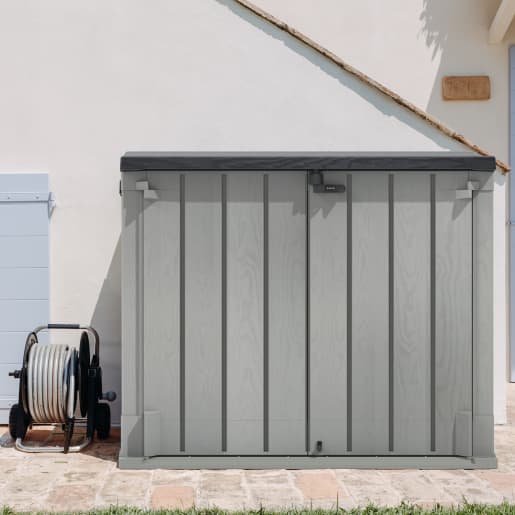 Forest Extra Large Garden Storage Unit / Bin Store 1200L Grey