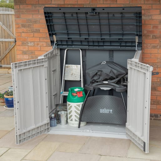 Forest Extra Large Garden Storage Unit / Bin Store 1200L Grey