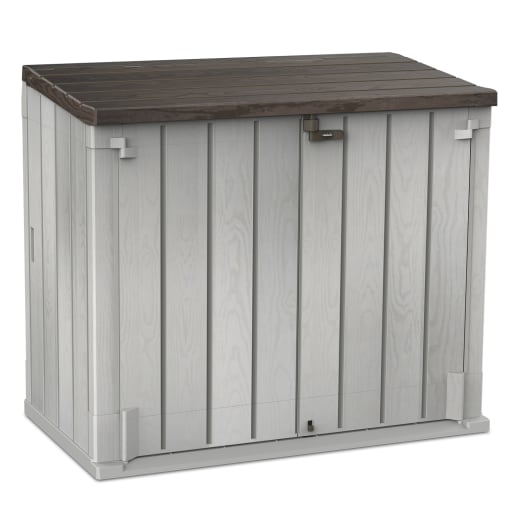 Forest Extra Large Garden Storage Unit / Bin Store 1200L Grey