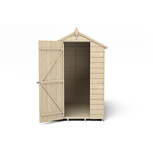 Forest Apex Overlap Pressure Treated Shed 6 x 4ft