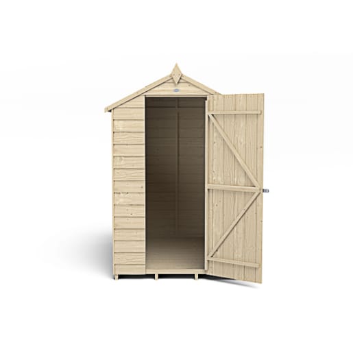 Forest Apex Overlap Pressure Treated Shed 6 x 4ft