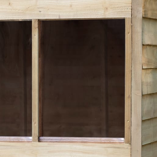 Forest Overlap Pressure Treated Pent Shed 8 x 6ft