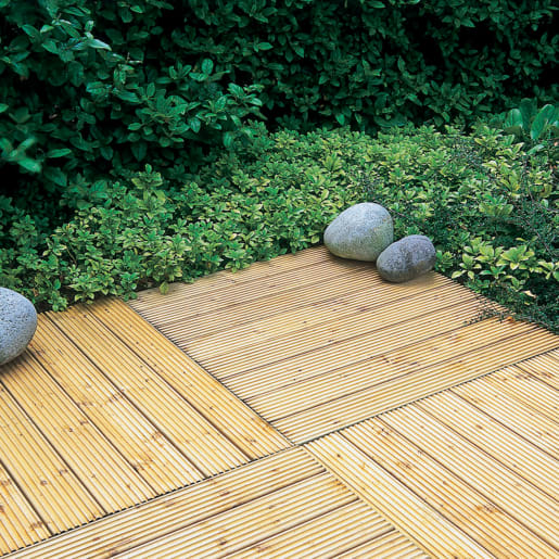 Forest Patio Deck Tile 900 x 900mm Pack of 4 