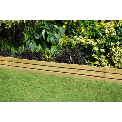 Forest Slatted Edging 1200mm Pack of 3