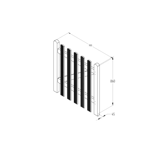 Forest Ultima Pale Gate 3ft