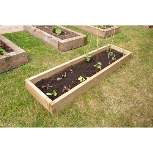 Forest Caledonian Long Raised Bed 140 x 450 x 1800mm
