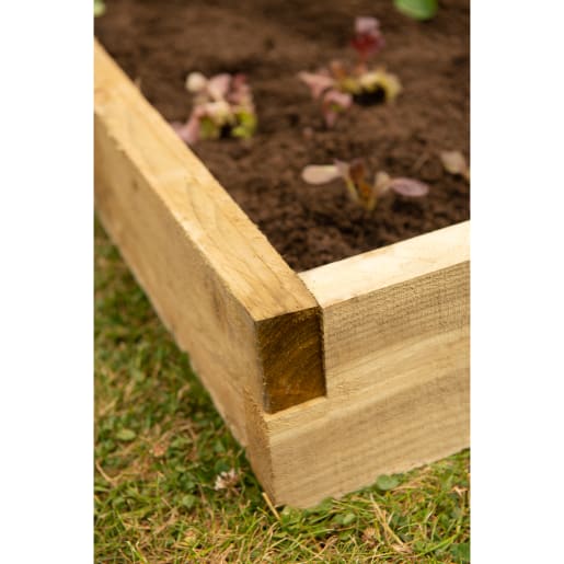 Forest Caledonian Square Raised Bed 900 x 900 x 140mm