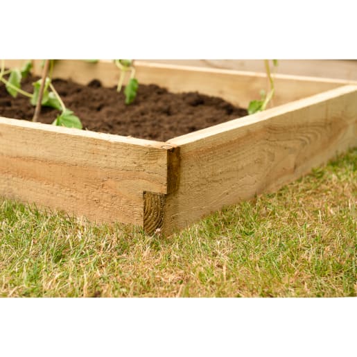 Forest Caledonian Square Raised Bed 900 x 900 x 140mm