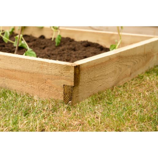 Forest Caledonian Square Raised Bed 900 x 900 x 140mm