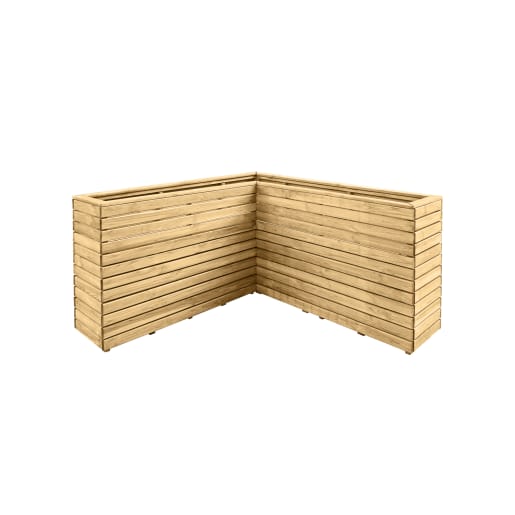 Forest linear Corner Planter 850 x 1600 x 1600mm