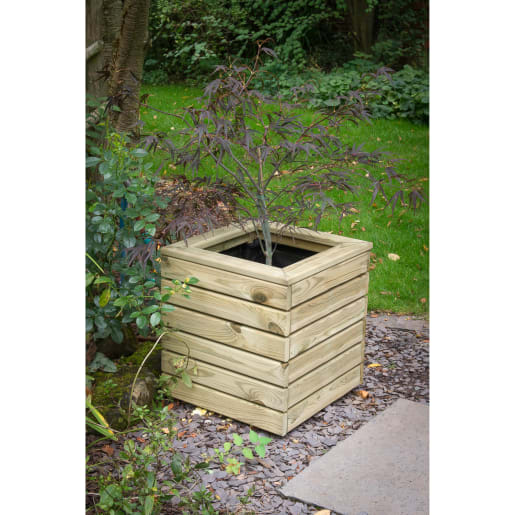 Forest Linear Square Planter 440 x 400 x 400mm