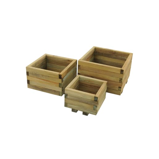 Forest Kendal Square Planter Set of 3