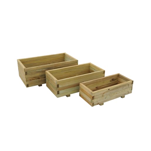 Forest Durham Rectangular Planter Set of 3