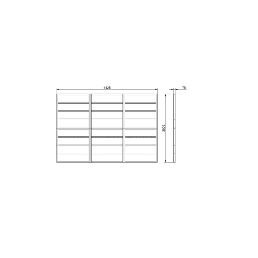 Forest Shed Base for Forest Overlap Sheds 15 x 10ft