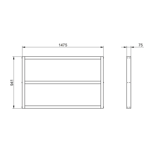 Forest Shed Base for Forest Overlap Sheds 5 x 3ft