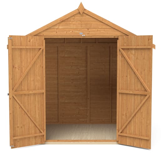 Forest Shiplap Dip Treated Double Door Apex Shed 7 x 5ft